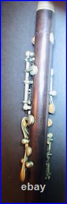 Antique Baystate WM Haynes Boston 1800s Wooden FlutePiccolo Serial Number 5xxx E