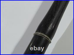 Antique Carl Fischer Grenadilla Closed Hole Boehm Flute Nickel Silver Keys C Ft