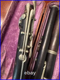 Antique Flute With Wooden Case, C. Fischer, New York