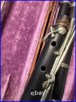 Antique Flute With Wooden Case, C. Fischer, New York