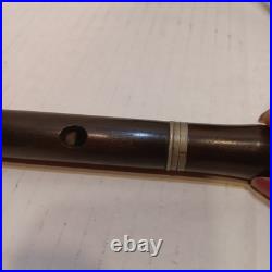 Antique H. F. NASH MEYER 6 Key 6 Hole Wood Piccolo / Flute HANOVER GERMANY 1800's