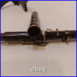 Antique H. F. NASH MEYER 6 Key 6 Hole Wood Piccolo / Flute HANOVER GERMANY 1800's