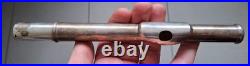 Antique Handmade Djalma Julliot Brevete French Silvered Flute