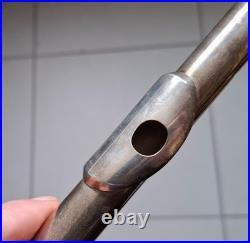 Antique Handmade Djalma Julliot Brevete French Silvered Flute