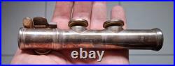 Antique Handmade Djalma Julliot Brevete French Silvered Flute