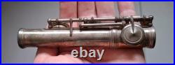 Antique Handmade Djalma Julliot Brevete French Silvered Flute