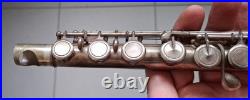 Antique Handmade Djalma Julliot Brevete French Silvered Flute
