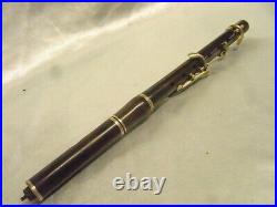 Antique Petit Flute Wood Ebony Leconte Paris Wind Musical Instrument