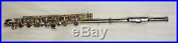 Antique Silver Rudall Carte & Co Ltd London Boehm system Piccolo Flute 315 mm