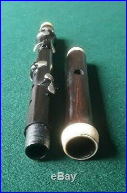 Antique Vintage Old Wooden 4 Key Irish Bb Flute Piccolo Henry Potter London