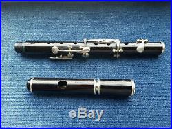 Antique Vintage Old Wooden Blackwood D Piccolo Flute