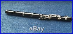 Antique Vintage Old Wooden Blackwood D Piccolo Flute