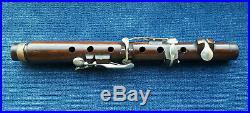 Antique Vintage Old Wooden Eb Six Key Flute Piccolo Jones London