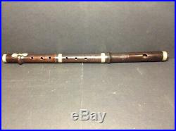 Antique Wooden Flute Piccolo Wallis 6 Union St Boro