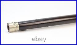Antique wooden flute signed C. A. Wunderlich Sieb. Brunn (VCGIL)