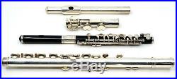 Armstrong 100 Open Hole Silver Flute & PJ Hardy Piccolo Combo with Hard Case