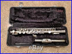 Armstrong 204 Piccolo band flute musical instrument silver