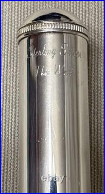Armstrong 303 Flute Open Hole Sterling Silver Head Thin Joint, B Foot With Case VF Armstrong 303 Flute Open Hole Sterling Silver Head Thin Joint, B Foot With Case VF