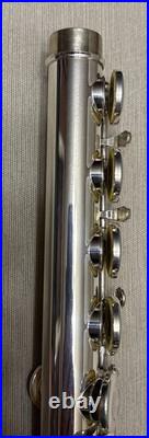 Armstrong 303 Flute Open Hole Sterling Silver Head Thin Joint, B Foot With Case VF Armstrong 303 Flute Open Hole Sterling Silver Head Thin Joint, B Foot With Case VF
