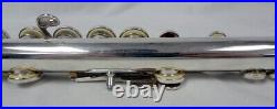 Armstrong 80 Sterling Silver Open Hole Flute with Gold Plated Mouthpiece & Case