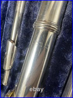 Armstrong #91 Closed Hole Sterling Flute+Piccolo, Fresh Service+Some New Pads