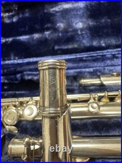 Armstrong #91 Closed Hole Sterling Flute+Piccolo, Fresh Service+Some New Pads