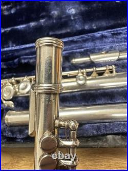 Armstrong #91 Closed Hole Sterling Flute+Piccolo, Fresh Service+Some New Pads