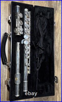 Armstrong Flute Model 104 Silver Plated Body with Solid Silver PCR Headjoint