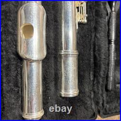 Armstrong Flute Model 104 Silver Plated Body with Solid Silver PCR Headjoint