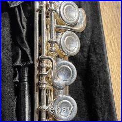 Armstrong Flute Model 104 Silver Plated Body with Solid Silver PCR Headjoint