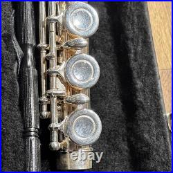 Armstrong Flute Model 104 Silver Plated Body with Solid Silver PCR Headjoint