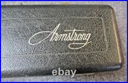 Armstrong Model 90 Silver Flute 5 2976 Elkart IN W Hard Case VG