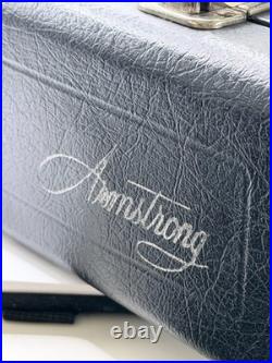 Armstrong Model 90 Solid Silver Closed hole Flute. Cleaned & Adjusted