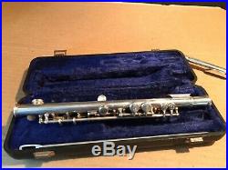 Armstrong Piccolo Flute C 5-3615 Vintage Silver Elkhart Indiana
