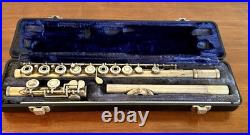 Armstrong Sterling Silver Flute Wind Instrument With Case
