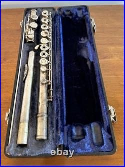 Armstrong Sterling Silver Flute Wind Instrument With Case