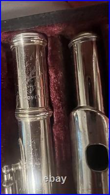 Armstrong Student Model 102 Closed Hole Flute Nickel Silver Used