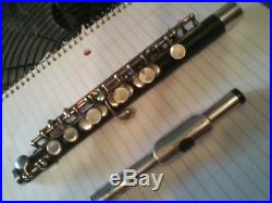 Armstrong Wood Piccolo Solidsilver Head Plays Well But Needs Padwork 48 Hr Trial