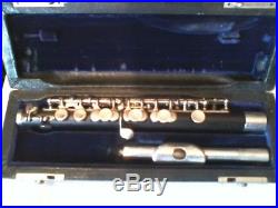 Armstrong Wood Piccolo Solidsilver Head Plays Well But Needs Padwork 48 Hr Trial