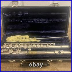 Artley 18-0 Flute 427170 Nogales Ariz Silver Tone with Case Free Shipping