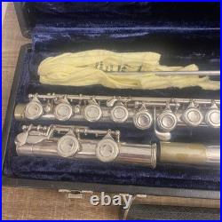 Artley 18-0 Flute 427170 Nogales Ariz Silver Tone with Case Free Shipping