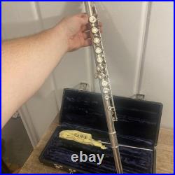 Artley 18-0 Flute 427170 Nogales Ariz Silver Tone with Case Free Shipping Artley 18-0 Flute 427170 Nogales Ariz Silver Tone with Case Free Shipping