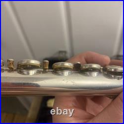Artley 18-0 Flute 427170 Nogales Ariz Silver Tone with Case Free Shipping
