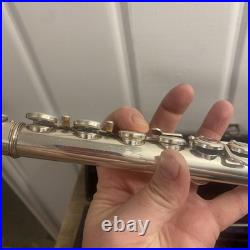 Artley 18-0 Flute 427170 Nogales Ariz Silver Tone with Case Free Shipping