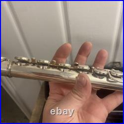Artley 18-0 Flute 427170 Nogales Ariz Silver Tone with Case Free Shipping