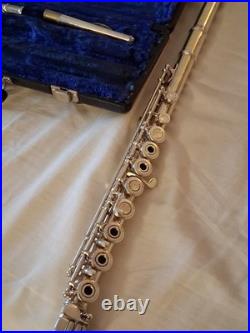 Artley 5-0 Open Hole Flute Silver Headjoint with Piccolo Combo Case