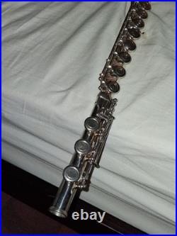 Artley 5-0 Open Hole Flute Silver Headjoint with Piccolo Combo Case