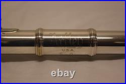 Artley 5-0 Sterling Silver Open Hole Flute sn39-22624