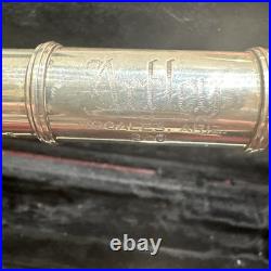 Artley 9-0 Silver Open Hole Inline G Flute