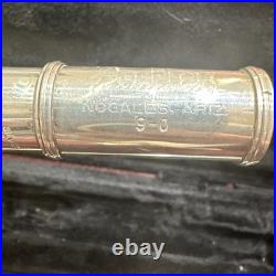 Artley 9-0 Silver Open Hole Inline G Flute